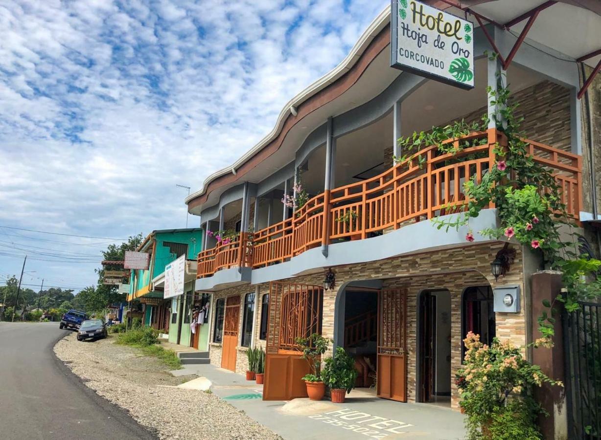 Hotel Hoja De Oro Corcovado Puerto Jimenez Exterior photo